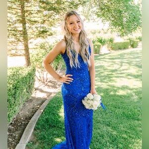 Royal Blue Primavera Prom Dress